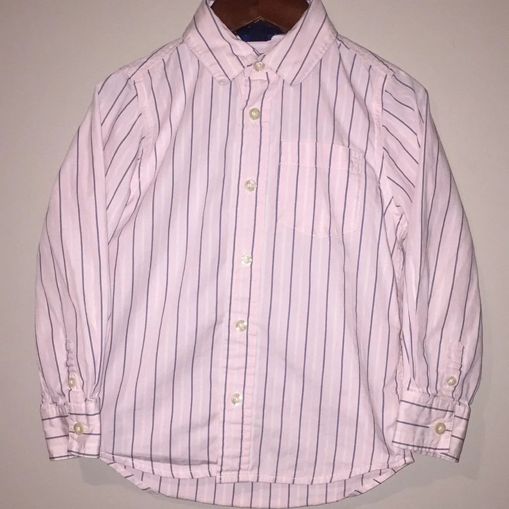 Gap Toddler Boy light Pink Dress Shirt Size 5T